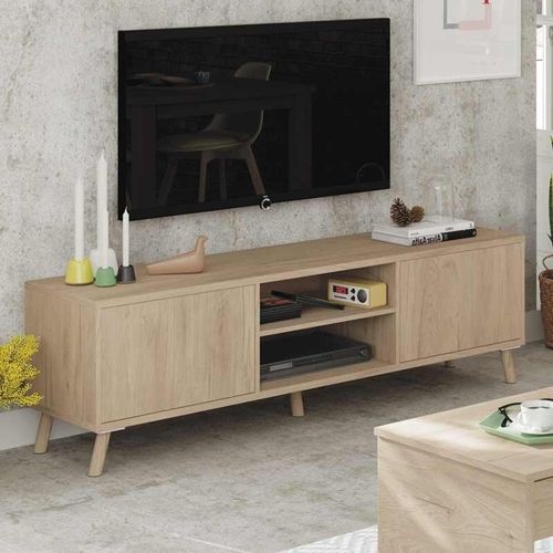 product_image_name-Afer-Alde Salon meuble TV moderne couleur chêne-1