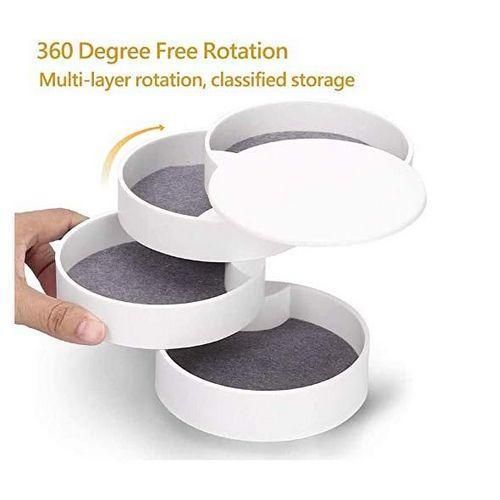 product_image_name-Generic-صندوق مجوهرات دوار من 4 مستويات - أبيض-1