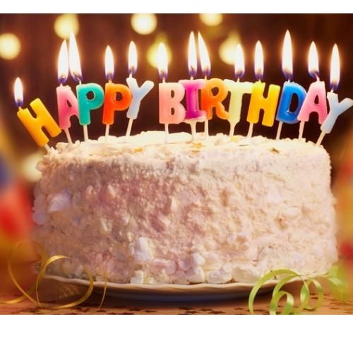 Decoration gateau anniversaire : cake topper et bougies