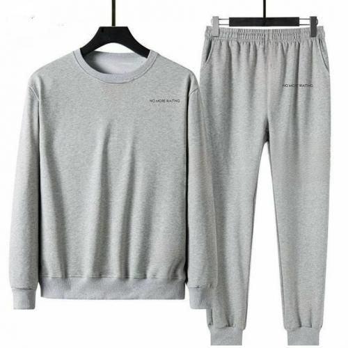 product_image_name-Generic-Survêtement du sport sweatshirt/pantalon gris femme/homme haute qualité-1