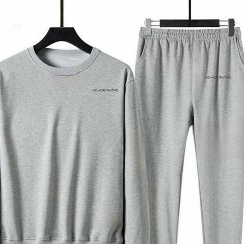 product_image_name-Generic-Survêtement du sport sweatshirt/pantalon gris femme/homme haute qualité-6
