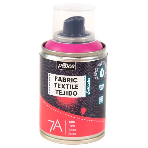 product_image_name-Pebeo-BOMBE PEINTURE TEXTILE SETACOLOR 7A SPRAY 100 ML - 405 ROSE-1