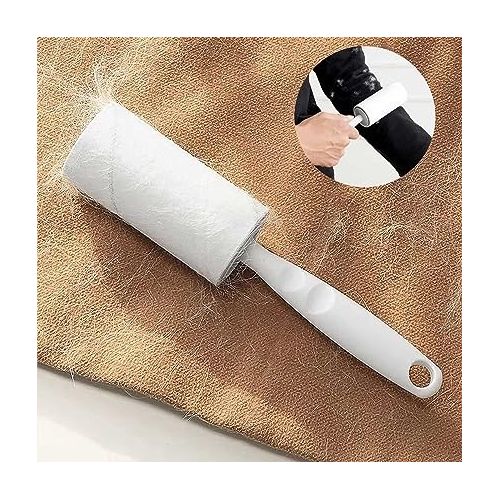 Generic PACK Rouleau à peluches avec poignée, Brosse d'épilation double  face, rouleau de charpie à prix pas cher