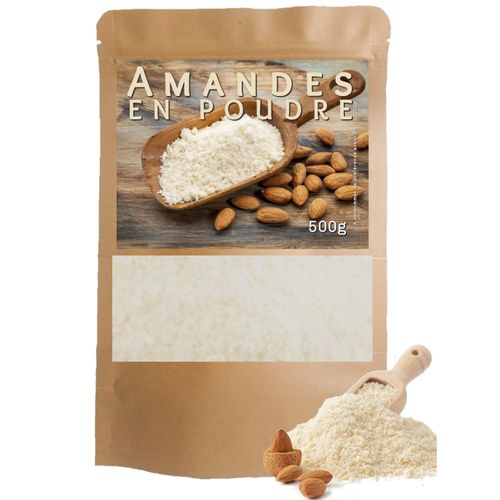 Generic 500g AMANDES EN POUDRE - FARINE D'AMANDES BLANCHES SANS LA