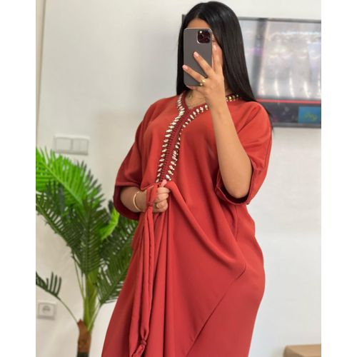 Generic Caftan marocain fait a la main Vetements traditionnels elegants Tissu Crepe a prix pas cher Jumia Maroc