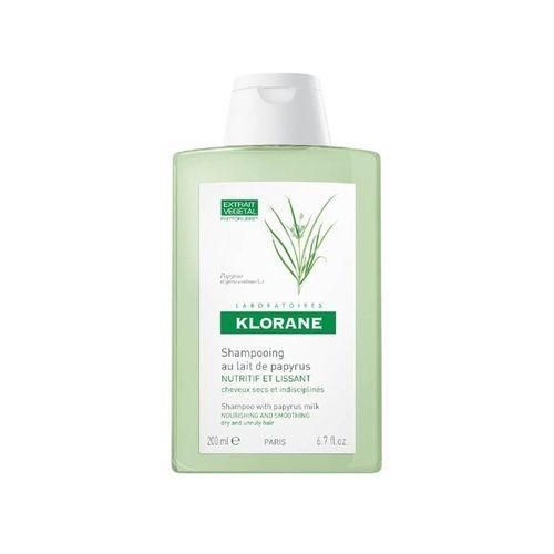 product_image_name-Klorane-Shampooing au lait de papyrus nutritif et lissant - cheveux secs et indisciplinés - 200 ml-1