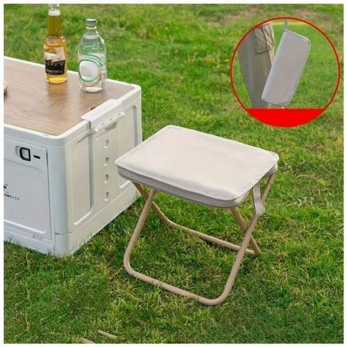 product_image_name-Generic-Lot de 2 tabourets de camping pliables et portables, sièges légers et résistants en fer avec sac intégré, compacts pour randonnée, pêche, pique-nique et activités en plein air-1