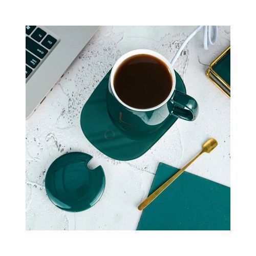 product_image_name-Lucky-كوب قهوة محظوظ من السيراميك مزود بوسادة تسخين أوتوماتيكية بدرجة حرارة 55 درجة مئوية توفير سريع للطاقة حرارة سريعة-4