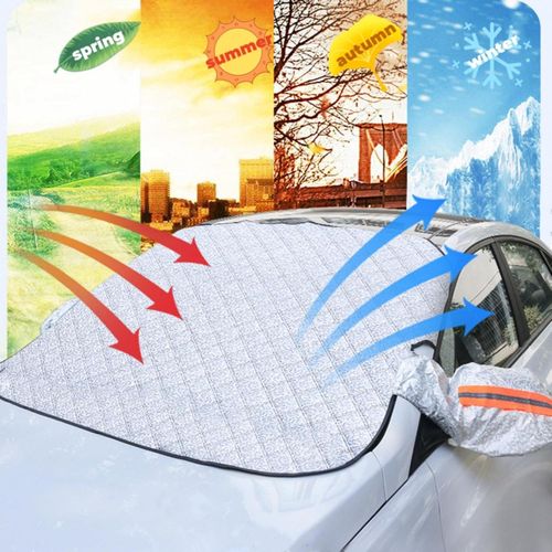 product_image_name-Generic-Bâche Pare-Brise Voiture Hiver Anti-Givre et Neige – Couverture Magnétique 5 Aimants, Anti-UV, Anti-Glace, Repliable et Universelle pour Pare-Brise Avant-2
