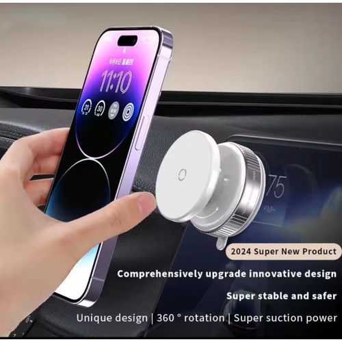 product_image_name-Generic-حامل هاتف مغناطيسي بالشفط - استقرار وراحة بكبسة واحدة-1