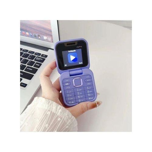 product_image_name-Generic-Téléphone Portable Pliable i16 Pro Move Ultra compact - Double SIM, Caméra HD-3