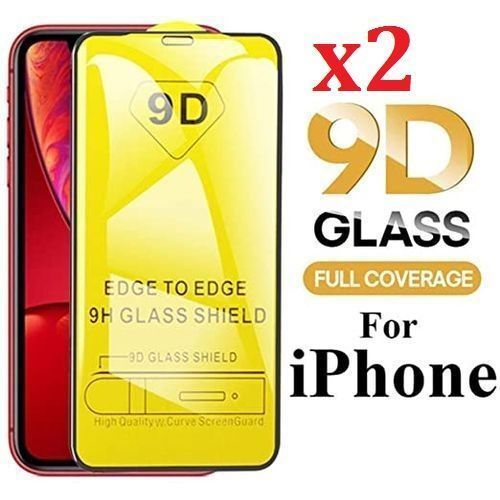 Generic 2 pièces Protège-écran film de protection 9D Incassable verre  trempé pour iphone 11 /protection d'afficheur/tactile à prix pas cher