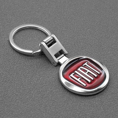 Generic Porte-clés de voiture porte-clés avec logo Fiat à prix pas cher