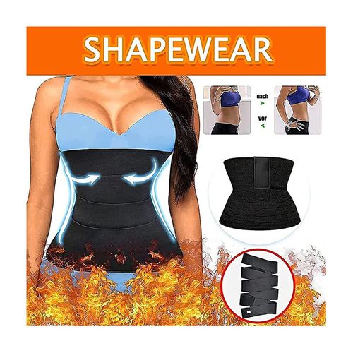 Generic Ceinture de Sudation,Body Shaper slimming Belt Réglable,Plat Waist  Trainer à prix pas cher