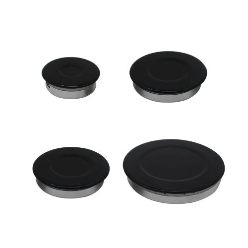 Generic 4pcs Cache-brûleur universel pour plaque de cuisson à gaz et  couronne de flamme à prix pas cher