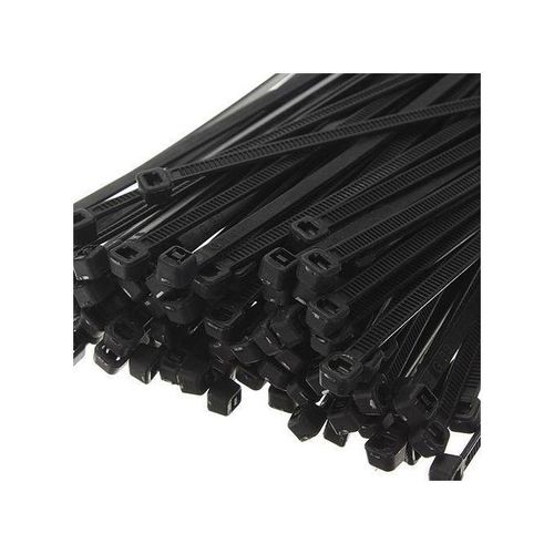 product_image_name-Generic-100 Pcs Black Strong Nylon Plastic Cable-4