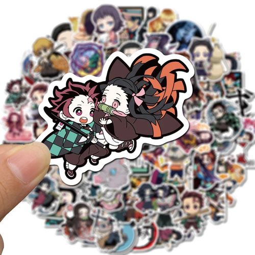 50pcs Mix Anime Sticker Demon Slayer Haikyuu Stickers Poster Graffiti  Decals Laptop Phone Luggage Car Decor For Kids - Poster Stickers -  AliExpress