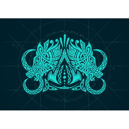 product_image_name-Generic-Valhalla Boar Symbol Poster Chambre Haute Qualité-1