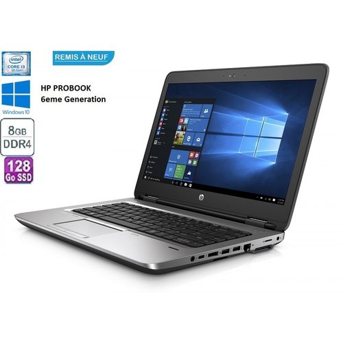 Hp Probook 640 G2 Core I3 6éme Génération 14 8go Ram Ssd128gb Remis A Neuf à Prix Pas Cher 9166