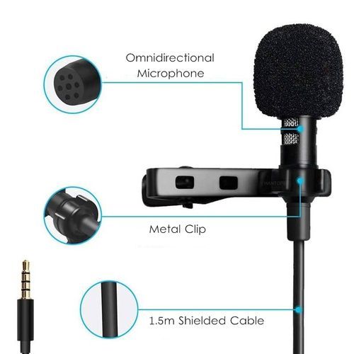 Jmary Micro-Cravate Mic PRO, AUX, Cable Voix Hi-Fi ,Enregistrement  audio/vidéo MC-R1 à prix pas cher