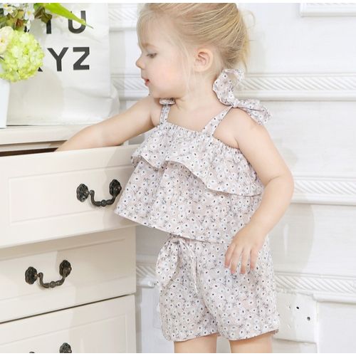 Generic Chic ensemble de 2 pièces short et top pour bèbè fille à prix pas  cher