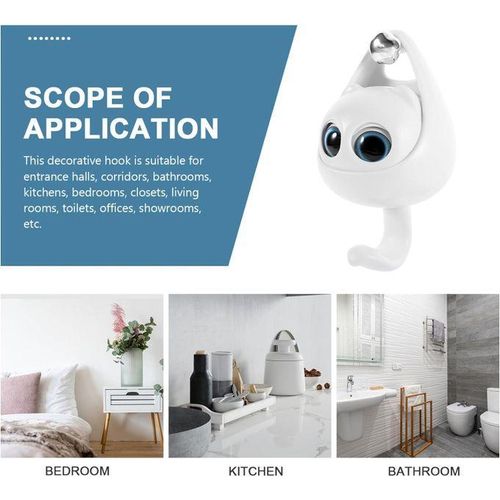 product_image_name-Generic-Crochet Adhésif de Décoration Murale Créative-4