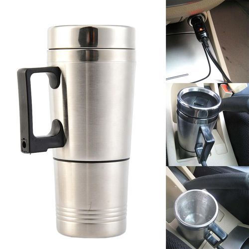 Tasse électrique de chauffage voiture pour le voyage, thé café,12V