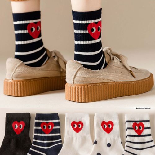 Generic chaussettes 5 paires de femme style coeur confortable a prix pas cher Jumia Maroc
