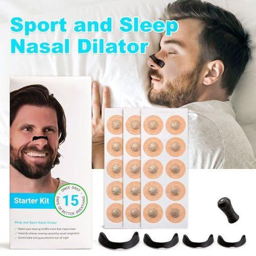 product_image_name-Generic-Dilatateur magnétique Anti-ronflement, bandes nasales sûres pour la peau, Boost d'admission d'oxygène, Kit de démarrage de dilatateurs de respiration pour le sommeil-1