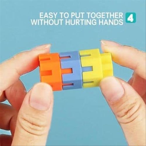 product_image_name-Generic-Jeu Creative de Blocks hexagonaux, Entraînement de l'habileté manuelle et de la cognition, Cadeau pour les Enfants Bébés-7