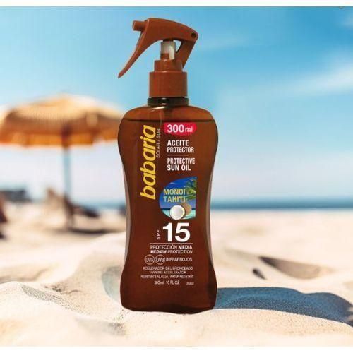 product_image_name-Babaria-SPRAY HUILE SOLAIRE PROTECTRICE AU MONOÏ DE TAHITI SPF-15  300ML-1