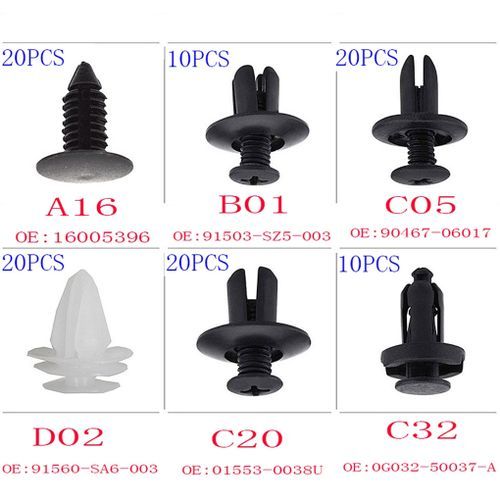 Generic - Clips de panneau de porte de voiture de qualité 3 pc