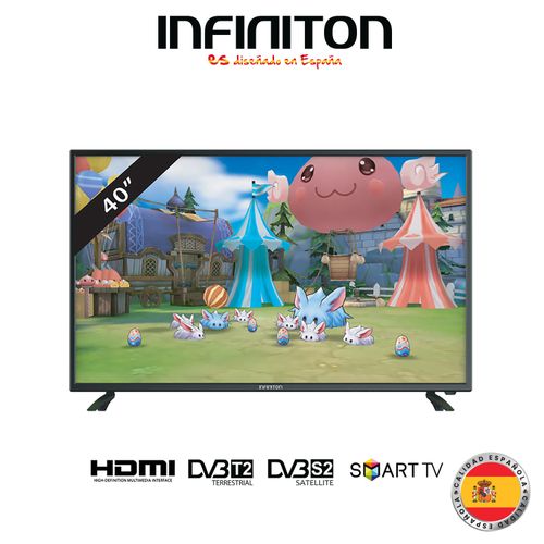 Infiniton 40&quot; Full HD Smart Android TV - INTV-40LA581 - NOIR -  avec récepteur intégré