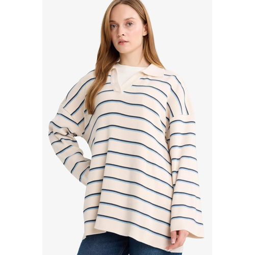 product_image_name-Defacto-تونيك تريكو قصة عادية برقبة بولو-1