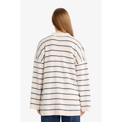 product_image_name-Defacto-تونيك تريكو قصة عادية برقبة بولو-5