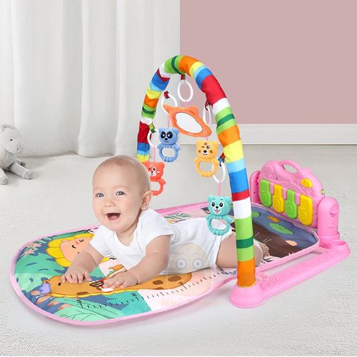 Generic Tapis Musical Piano pour Bébé Tapis d Eveil avec lumières pour bébé  baby gym à prix pas cher