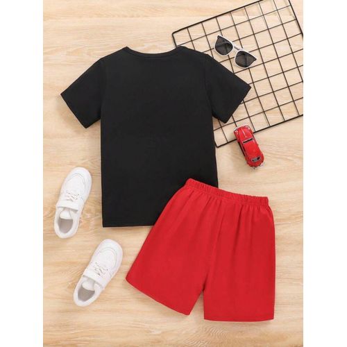 product_image_name-Generic-Ensemble 2 pièces enfant coton t-shirt + short coton-2