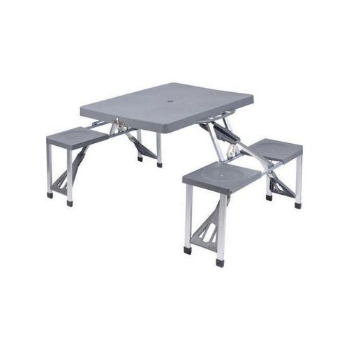 product_image_name-Generic-Table Pliante Avec 4 Chaises Pliable Pour Pique Pique Camping Table Pliante-1