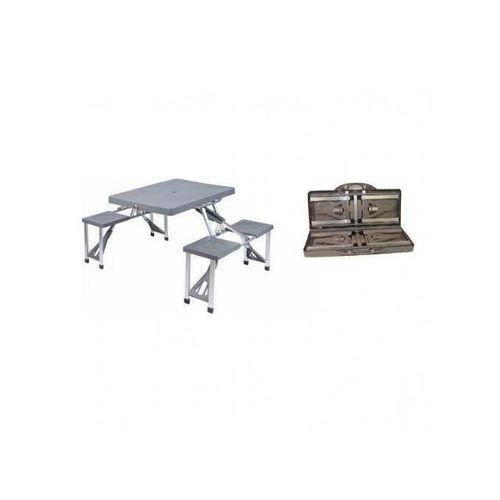 product_image_name-Generic-Table Pliante Avec 4 Chaises Pliable Pour Pique Pique Camping Table Pliante-5
