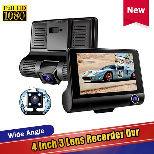 product_image_name-Generic-DashCam DVR 4p Full HD 1080P Enregistreur vidéo automatique à 3 lentilles 170 °-1