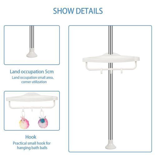 product_image_name-Generic-رف زاوية للحمام من 4 طبقات ، حامل دش معدني ، منظم ملحقات الحمام-6