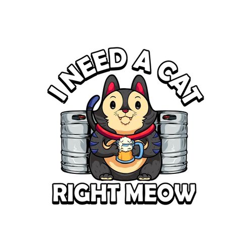 product_image_name-Generic-I need a cat right meow  Style 2 Poster Chambre Haute Qualité-1