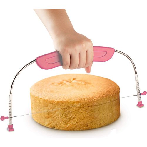 Coupe-Gâteau Génoise à Fil en Acier Inoxydable - Accessoire de pâtisse –