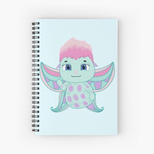 product_image_name-Generic-Winged Bibble ( Barbie Mariposa ) Spiral Notebook - Bloc note-1