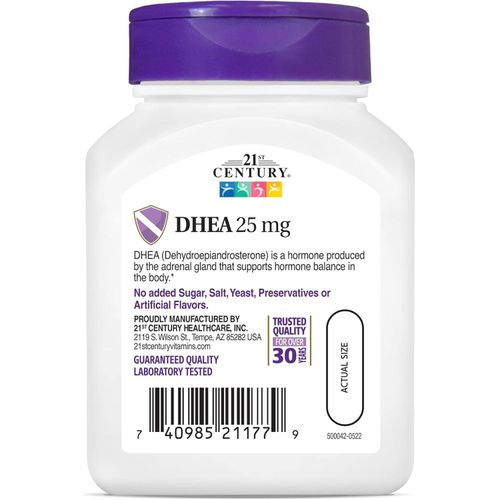 product_image_name-21 Century-DHEA 25 mg 90 Gélules -3