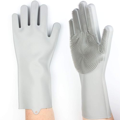 product_image_name-Generic-Gants en silicone magiques pour le lavage de la vaisselle-Gris-1