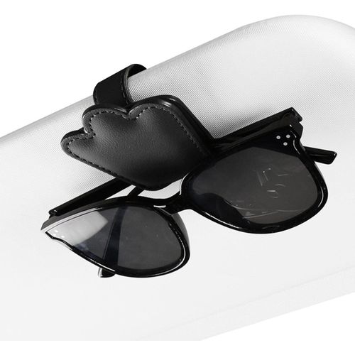 Generic Porte-lunettes de voiture en cuir,support de lunettes de soleil à  prix pas cher