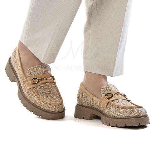 product_image_name-MaChaussure-Heavenly – Derbies Femmes en Beige-1