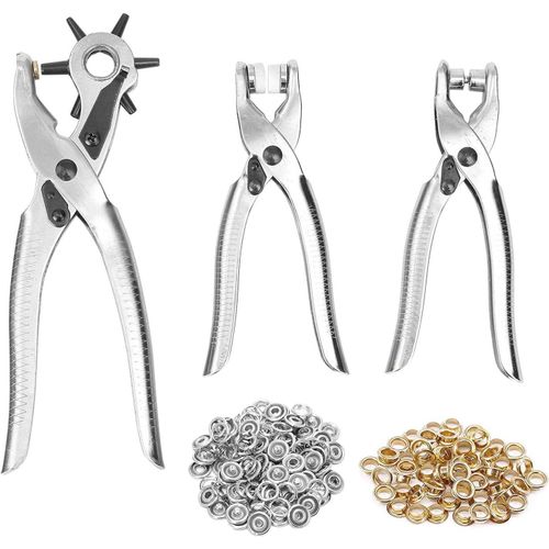 product_image_name-Generic-Kit 3-en-1 de Pinces Perforatrices en Acier – Poinçon Rotatif, Pince à Œillets et Boutons-Pression pour Cuir, Tissu et Papier-1