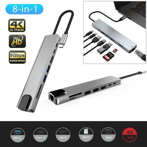 Generic Hub USB Multiport USB 2.0 ,4 ports ,pour pc et mac à prix pas cher